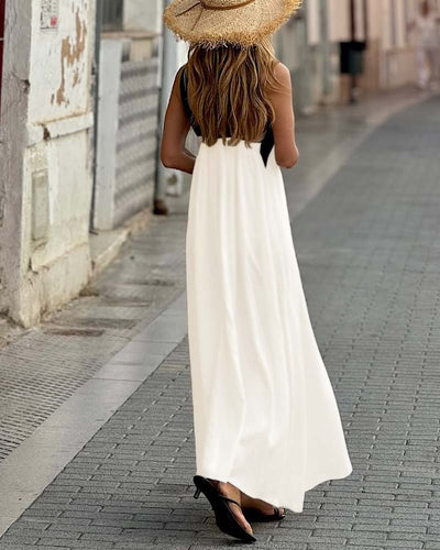 Anne | Robe élégante à décolleté croisé