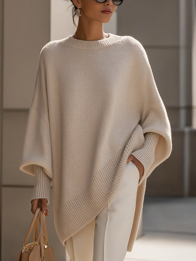 Mandy – Poncho Oversized Élégance Sans Effort