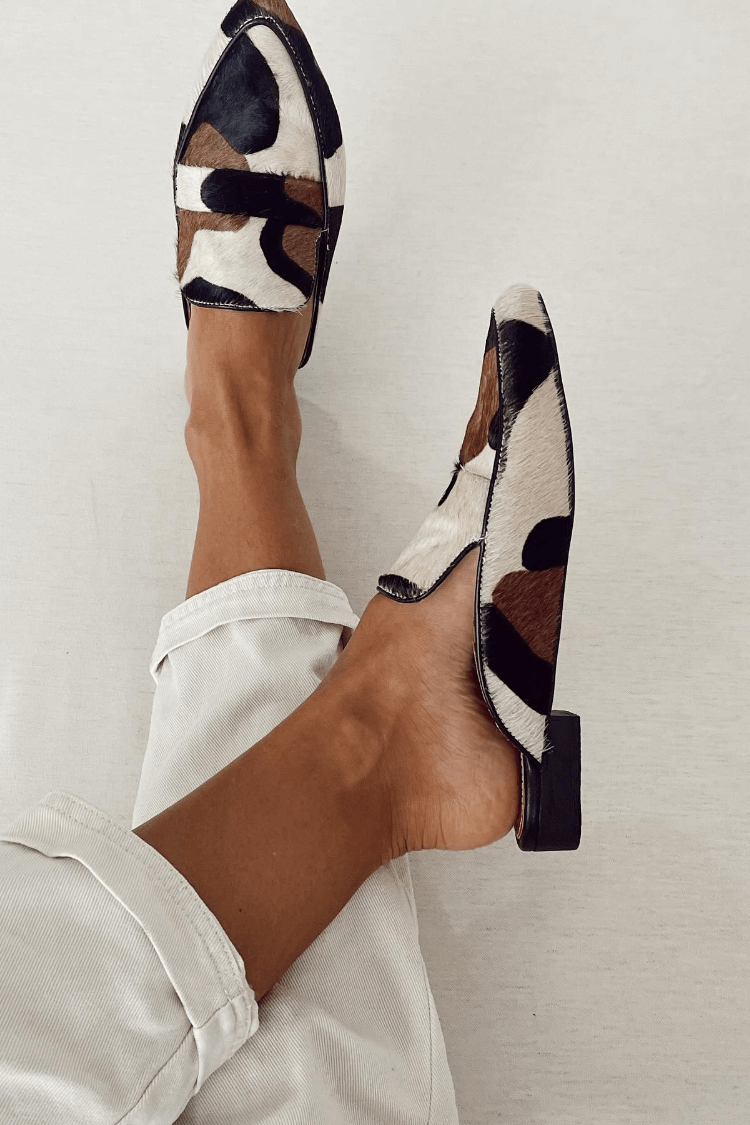 VIVIEN | LOAFERS AVEC IMPRIMÉ ANIMALIER ET PATCHWORK ÉLÉGANT