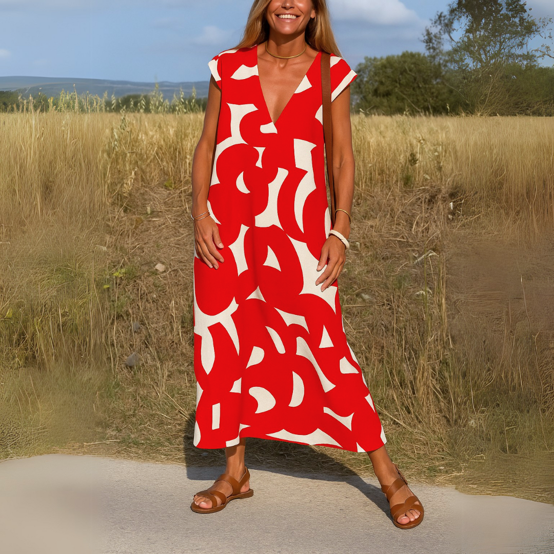Valérie | Robe légère avec décolleté en V
