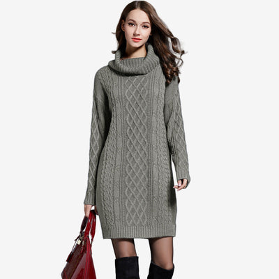 Amira™ Robe Pull à Col Roulé
