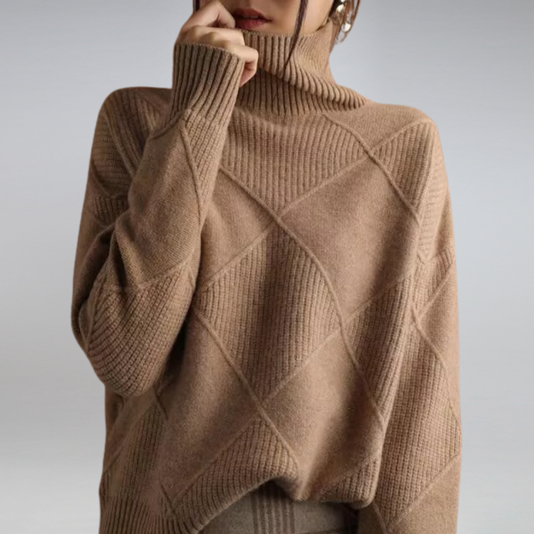 Adelle | Pull col roulé confortable