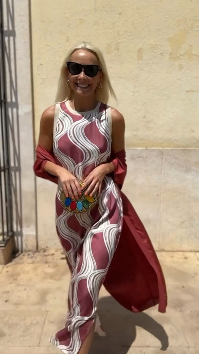 Isolda | Robe longue élégante avec châle assorti