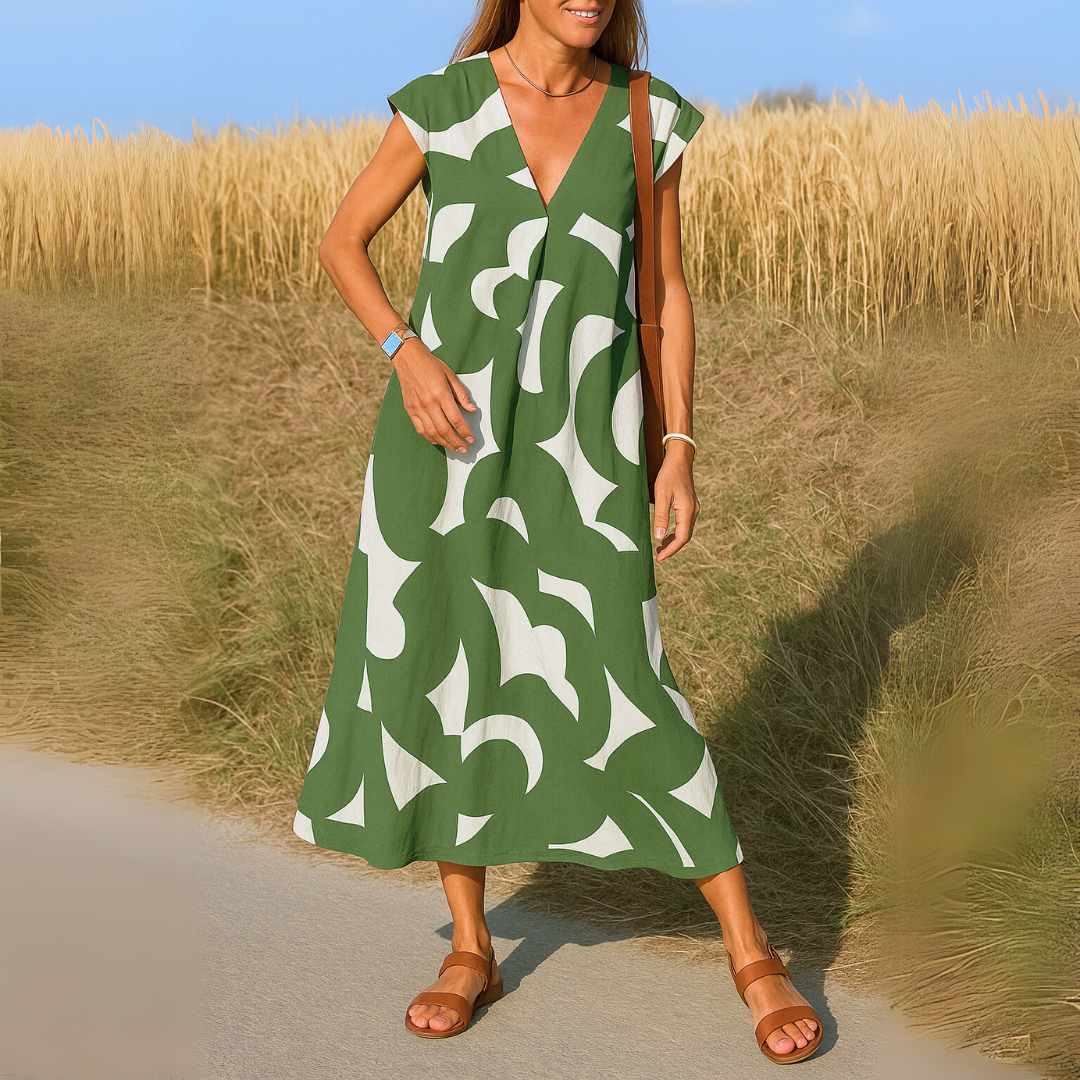 Valérie | Robe légère avec décolleté en V