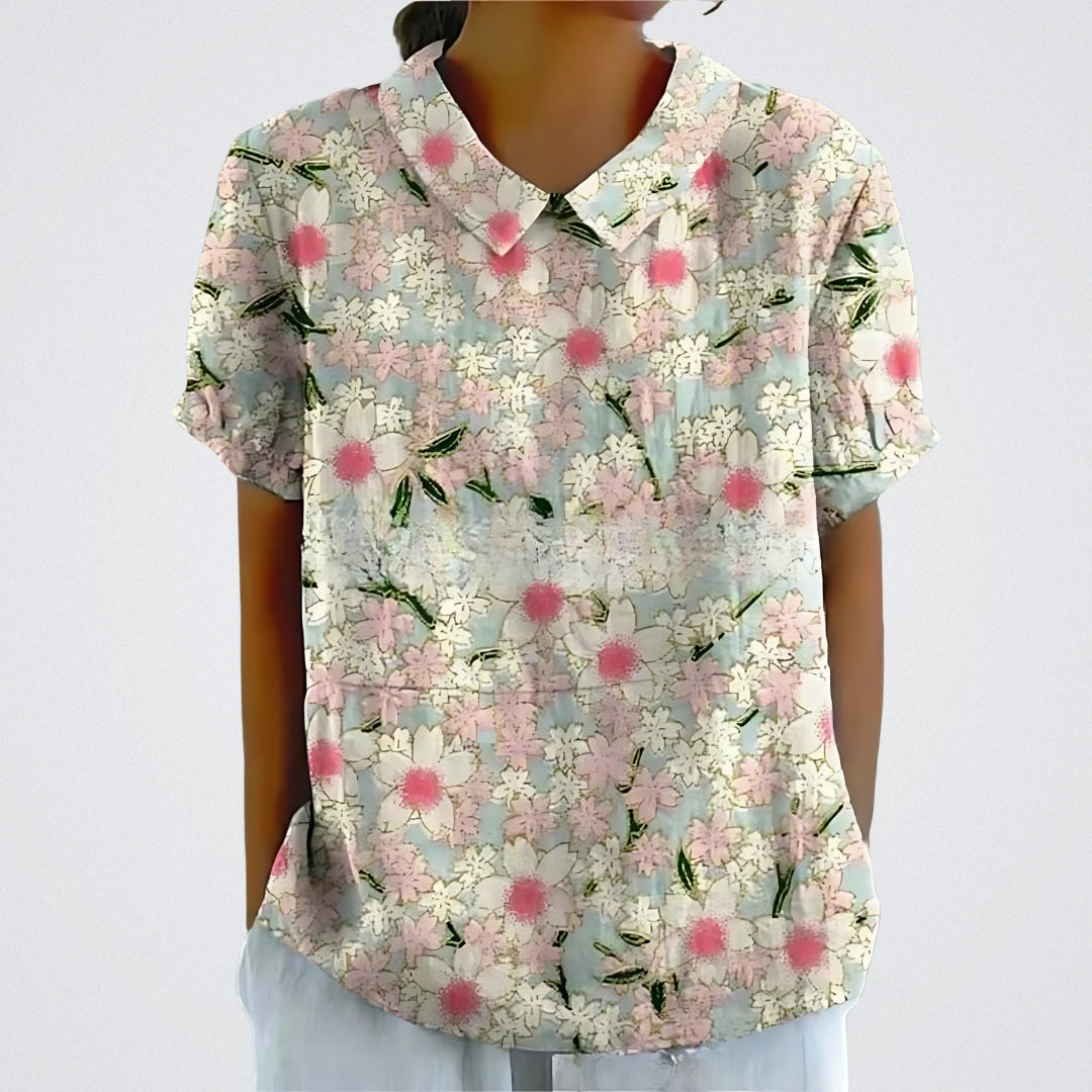 Lina | Blouse fleurie légère et élégante