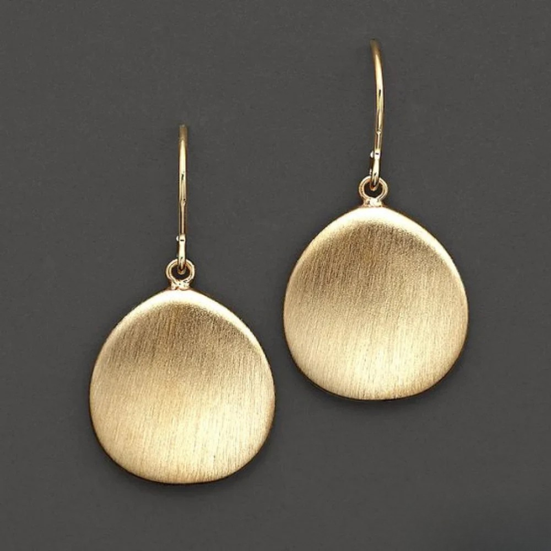 Boucles d'oreilles vintage en plaqué or