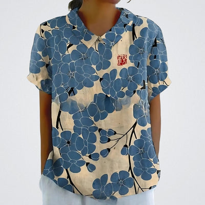 Lina | Blouse fleurie légère et élégante