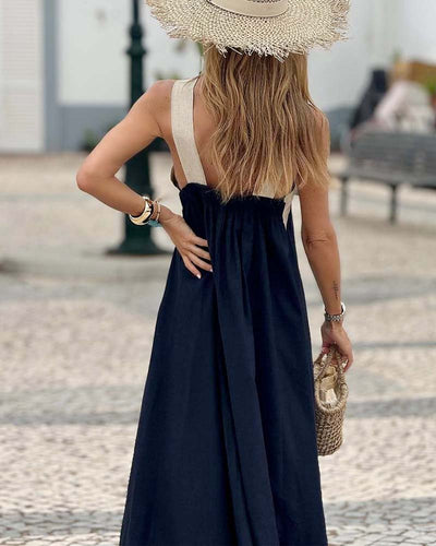 Anne | Robe élégante à décolleté croisé