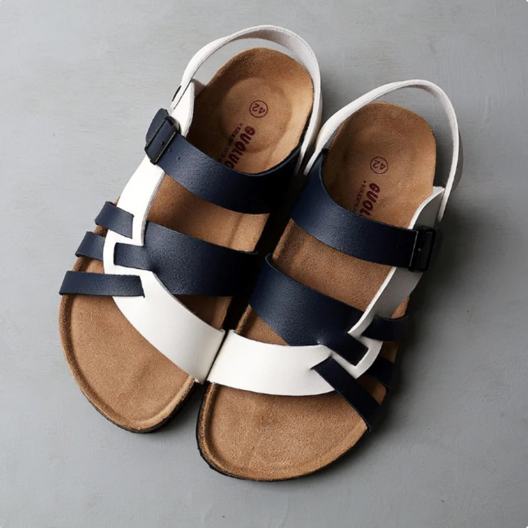 Ottilie™ | Sandales Classiques en Cuir avec Confort Orthopédique