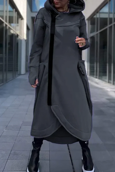 MANA™ | HOODIE LONG AVEC FERMETURE ÉCLAIR EN TISSUS LÉGERS ET RESPIRANTS