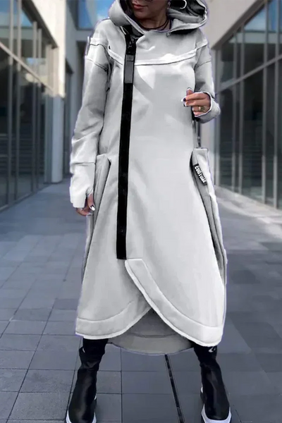 MANA™ | HOODIE LONG AVEC FERMETURE ÉCLAIR EN TISSUS LÉGERS ET RESPIRANTS