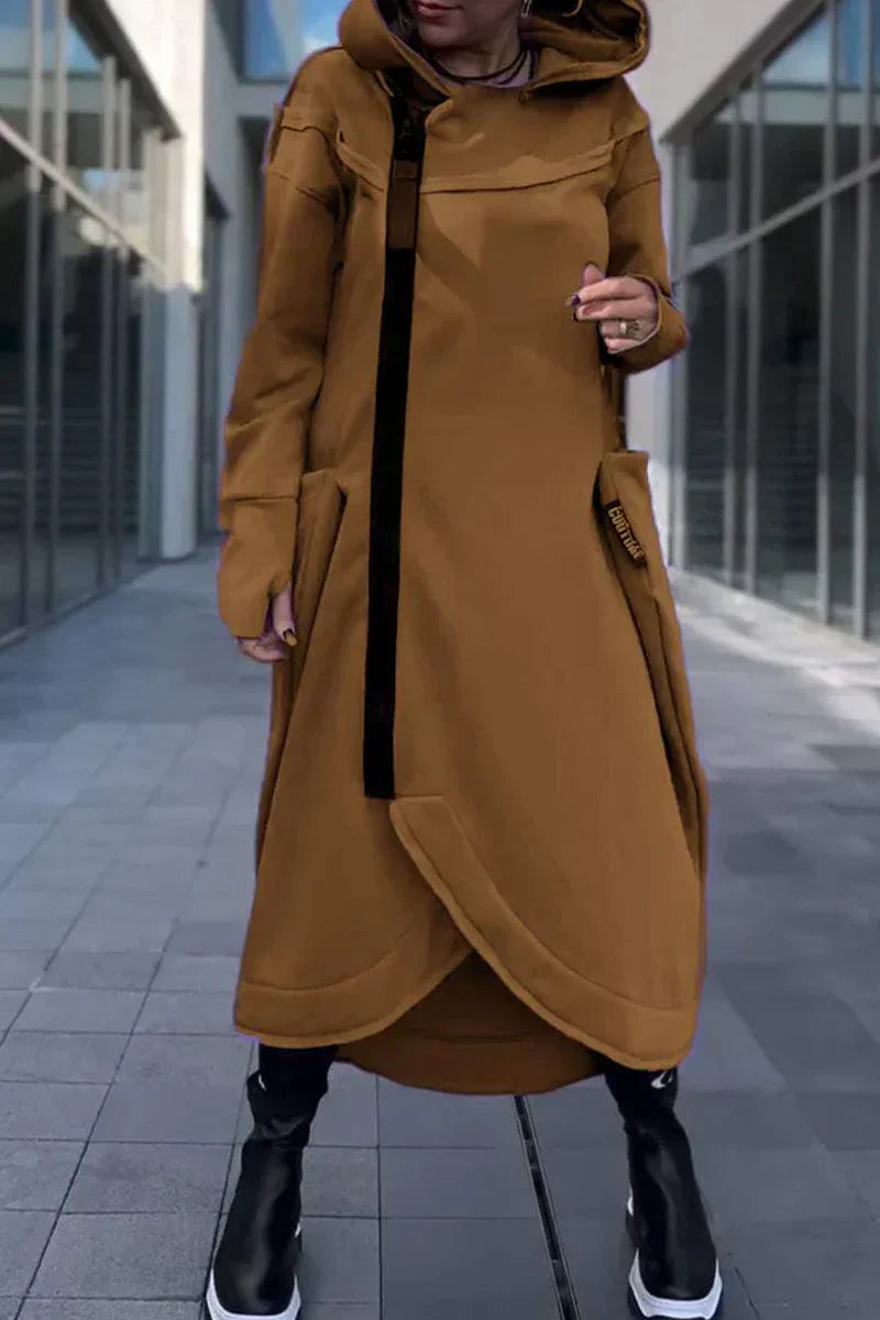 MANA™ | HOODIE LONG AVEC FERMETURE ÉCLAIR EN TISSUS LÉGERS ET RESPIRANTS