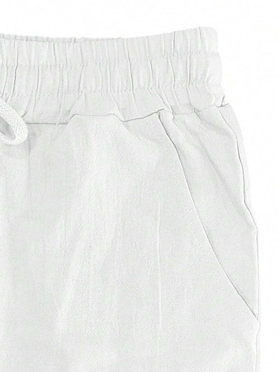 MATHIS | PANTALON LÉGER EN LIN AVEC CORDON