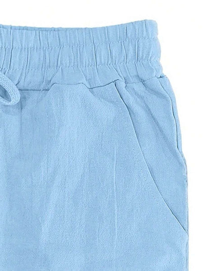 MATHIS | PANTALON LÉGER EN LIN AVEC CORDON