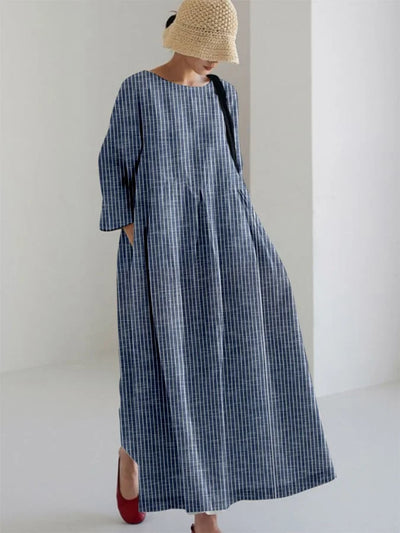 OLIVIA™ | Robe Vintage avec Rayures Locker
