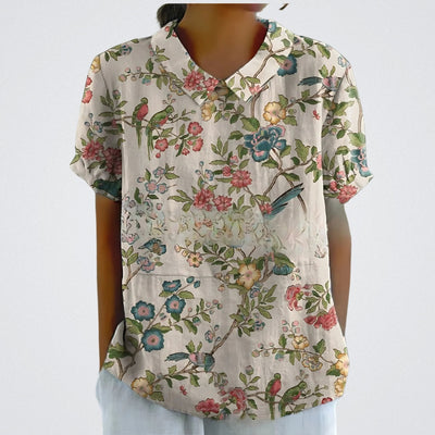 Lina | Blouse fleurie légère et élégante
