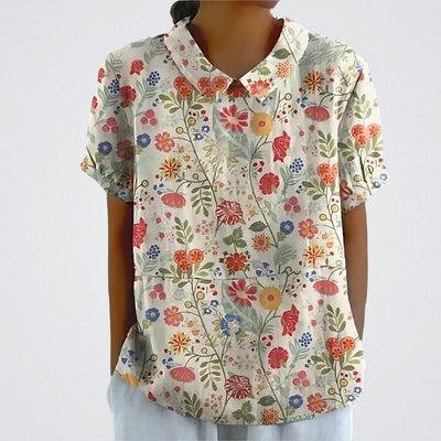 Lina | Blouse fleurie légère et élégante