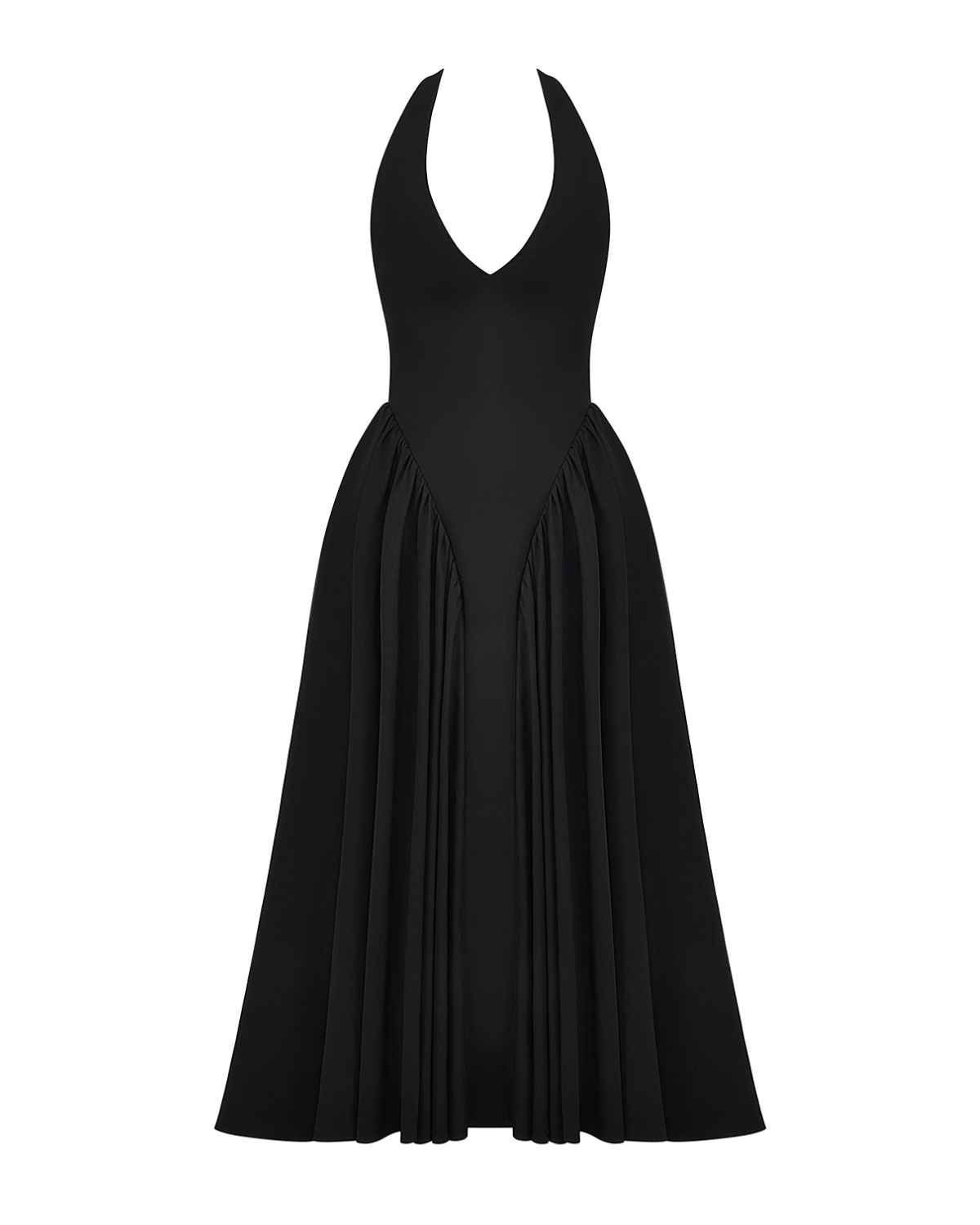 Monroe – Robe Midi Rouge au Style Iconique