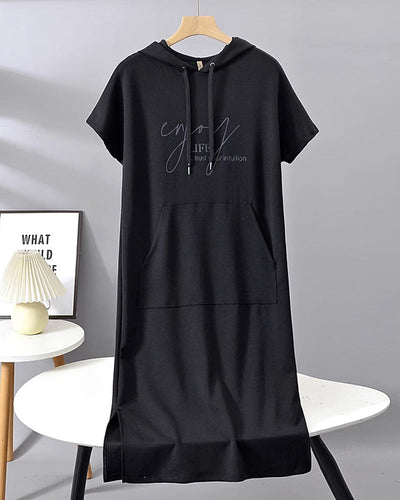 Élise | Robe décontractée à capuche