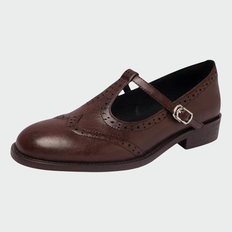 Olivia – Chaussures Mary Jane en Cuir Élégantes