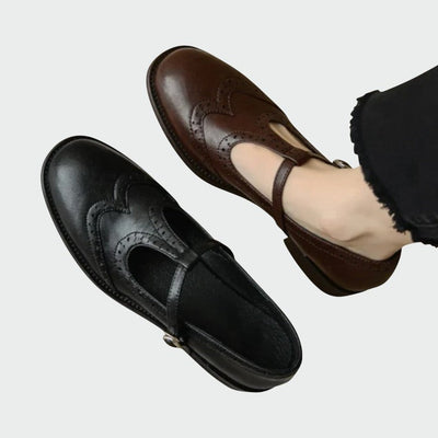 Olivia – Chaussures Mary Jane en Cuir Élégantes