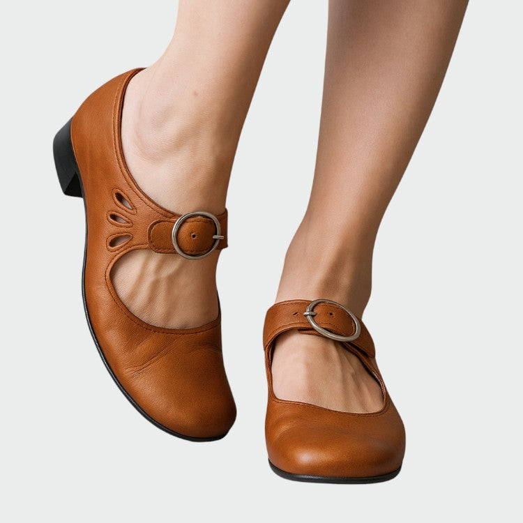 Olivia - Chaussures Mary Jane à Boucle Classiques