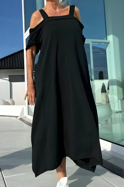 Mary™ | Robe d'été longue à épaules dénudées