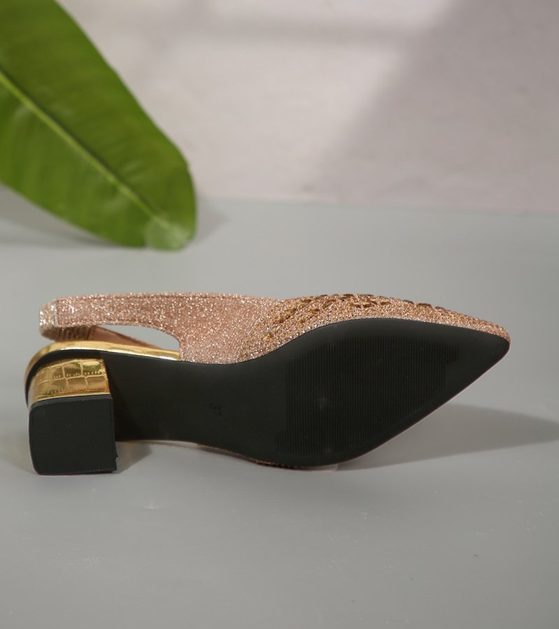 BRUNA | Slingback élégante avec strass et talon confortable