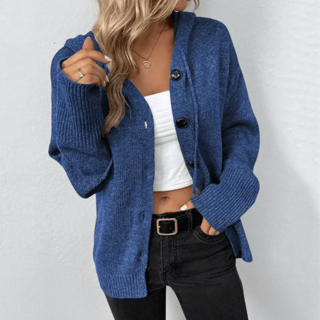 Brittan | Cardigan en tricot avec boutons