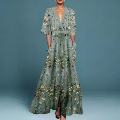 Jamie - Robe élégante à motif floral