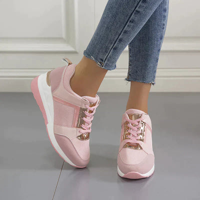 Nora™ | Baskets Confortables avec Talon Haut