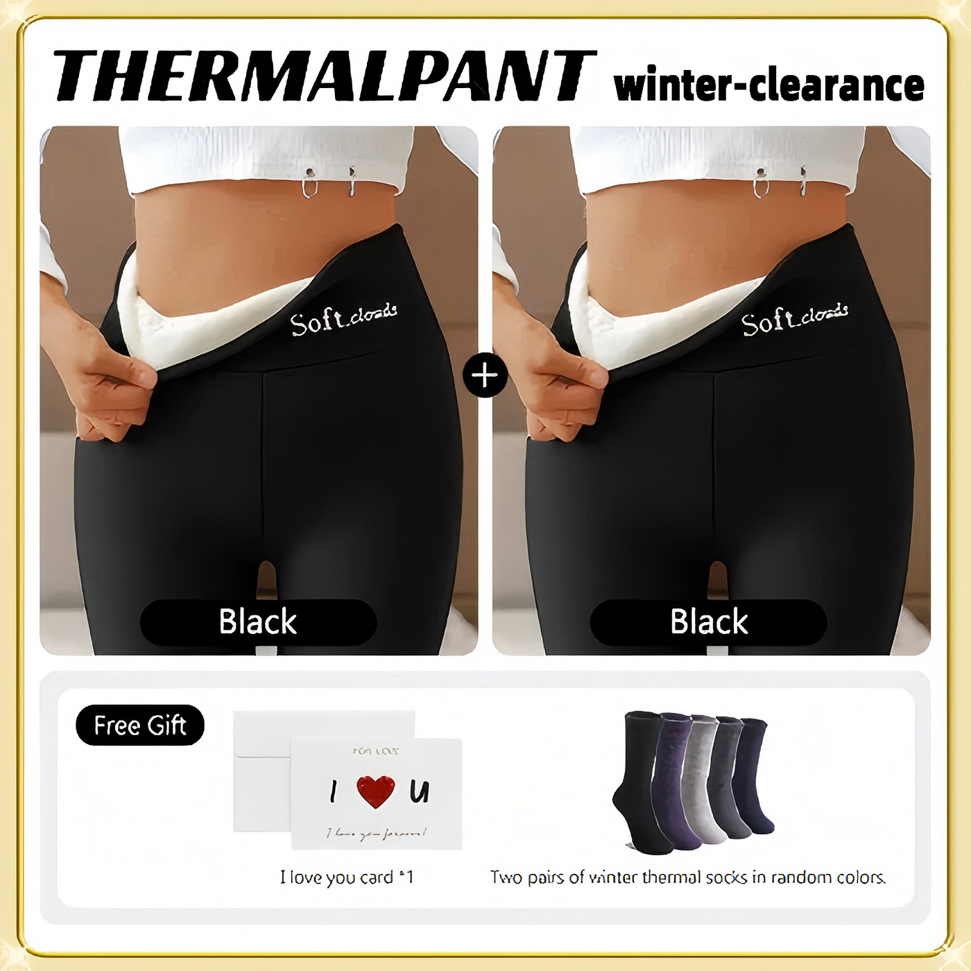 🔥 MustPride Leggings Doublés en Fleece