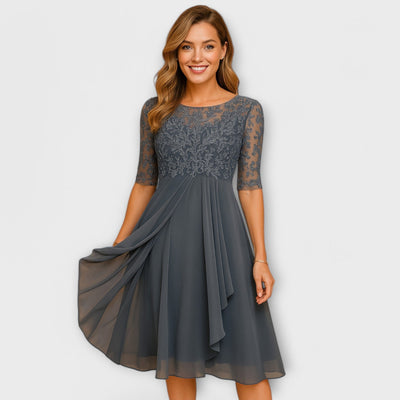 Martyna – Robe Longue avec Dos Nu et Style Naturel