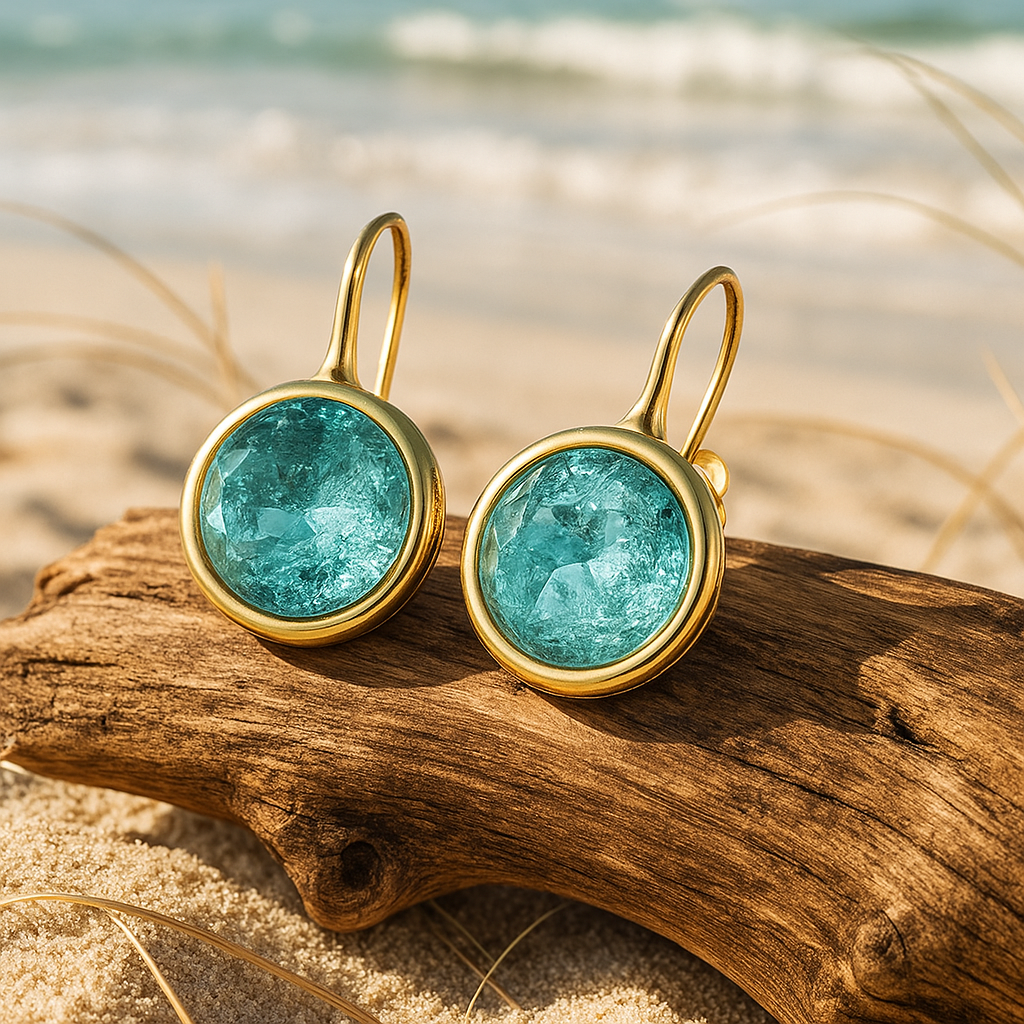 Aurela | Boucles d'oreilles gouttes de mer
