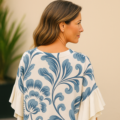 Blouse d'été "Jour de Marché" – Douce & chic