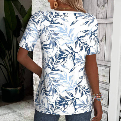 Blouse d'été "Koffietijd" – Classique & mignonne
