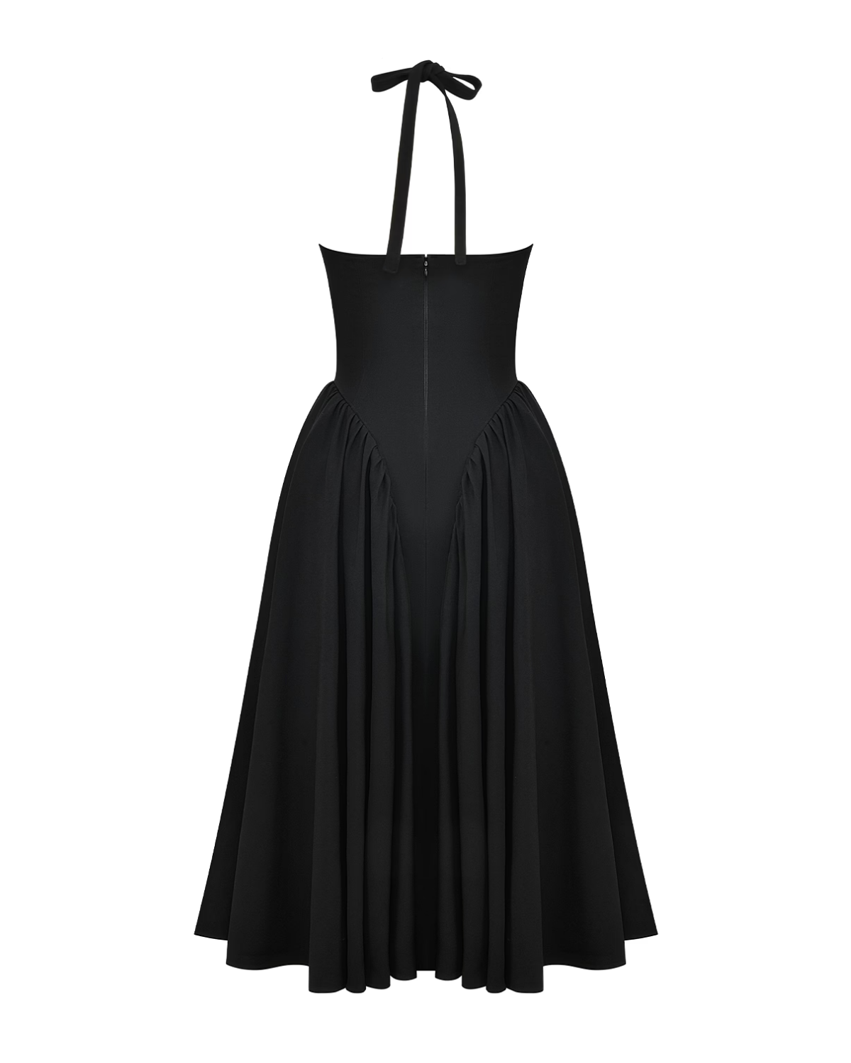 Monroe – Robe Midi Rouge au Style Iconique