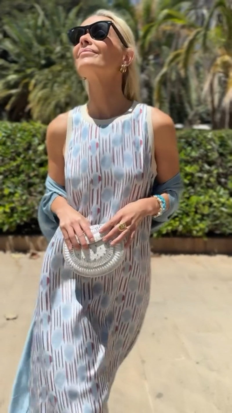 Ondina | Robe longue élégante avec châle assorti