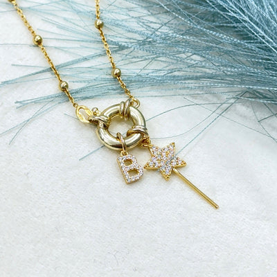 Collier Rosaire en Argent 925 avec Fermoir en Anneau