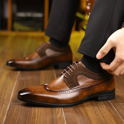 Chaussures en cuir à lacets Alexander Prescott