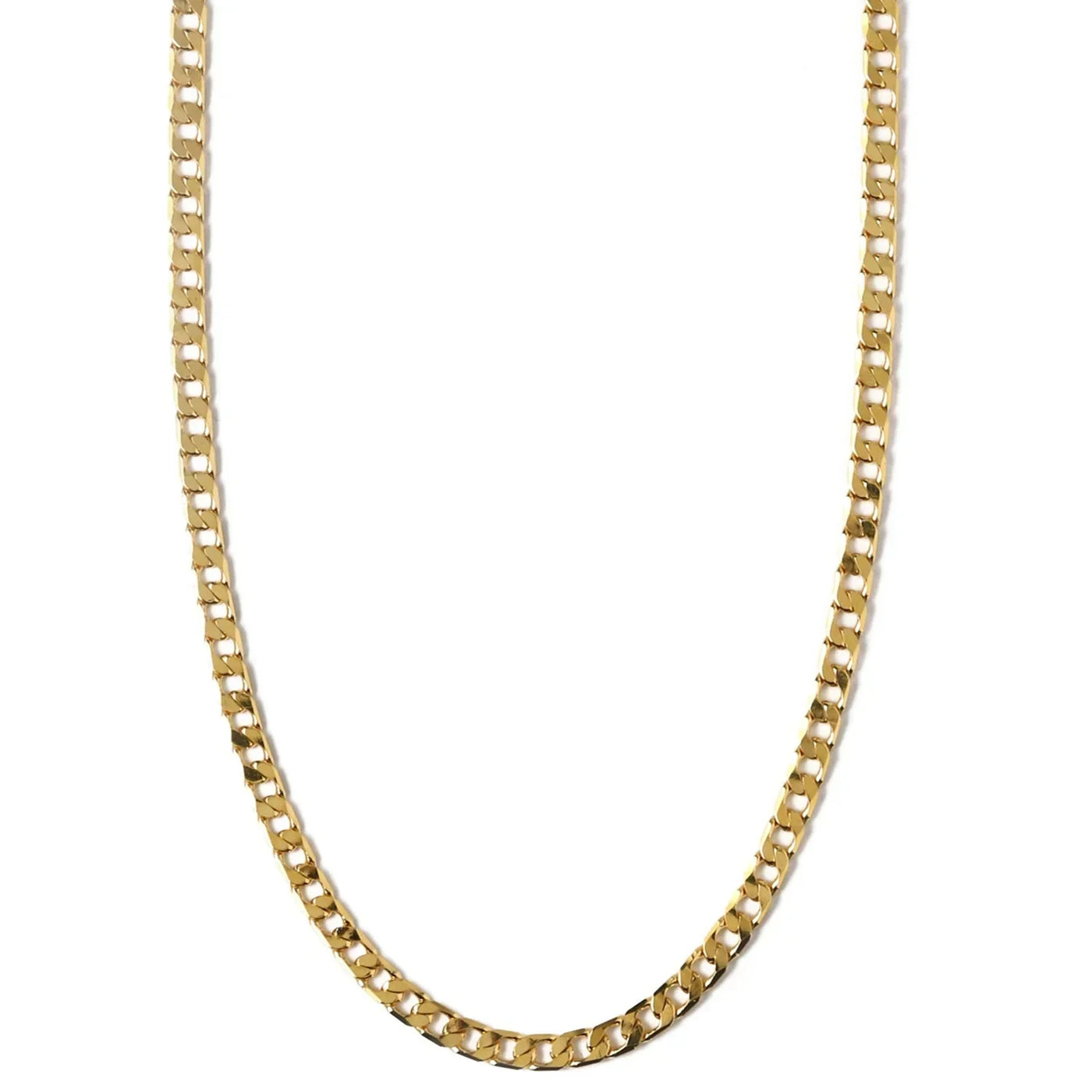 Collier avec chaîne à maillons plats | Or
