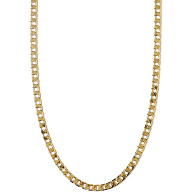 Collier avec chaîne à maillons plats | Or