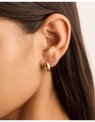 Boucles d'oreilles pendantes Mato | Or