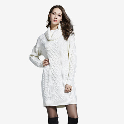 Amira™ Robe Pull à Col Roulé