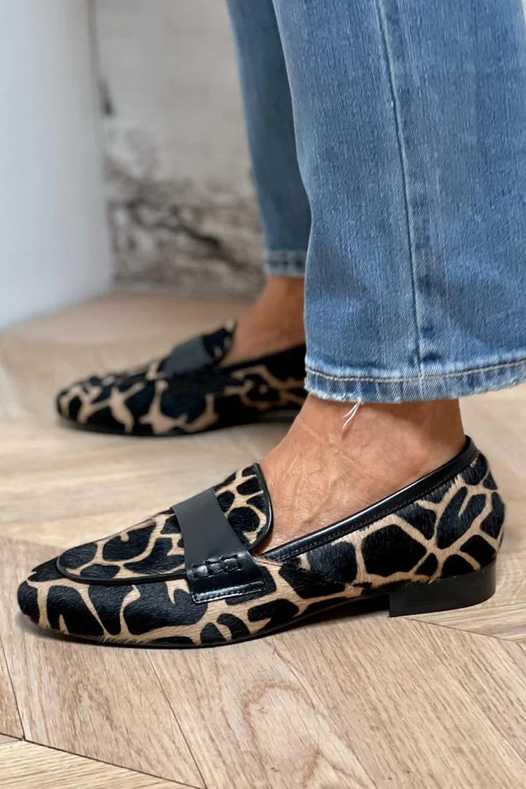 JOOSJE | LOAFERS COZY CHIC AVEC MOTIF VACHE