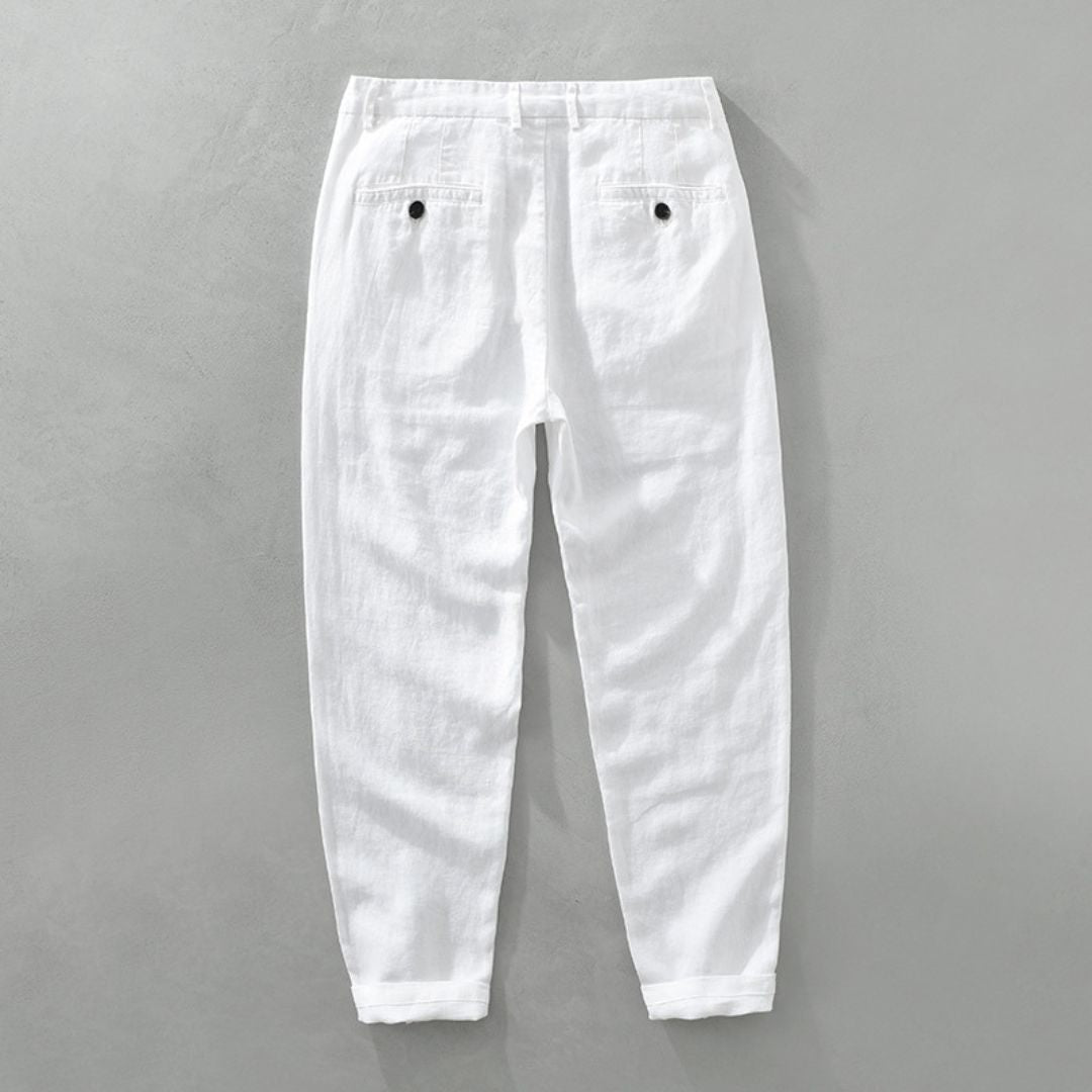 DUMONT LYON | PANTALONS DROITS EN LIN