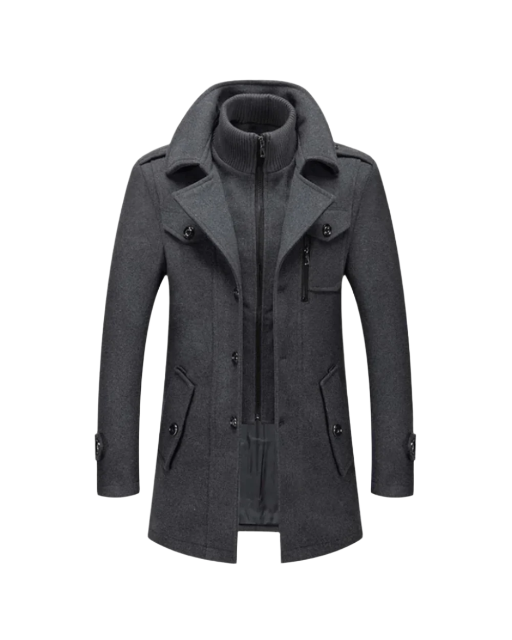 Giuseppe Manteau d'Hiver Chaud