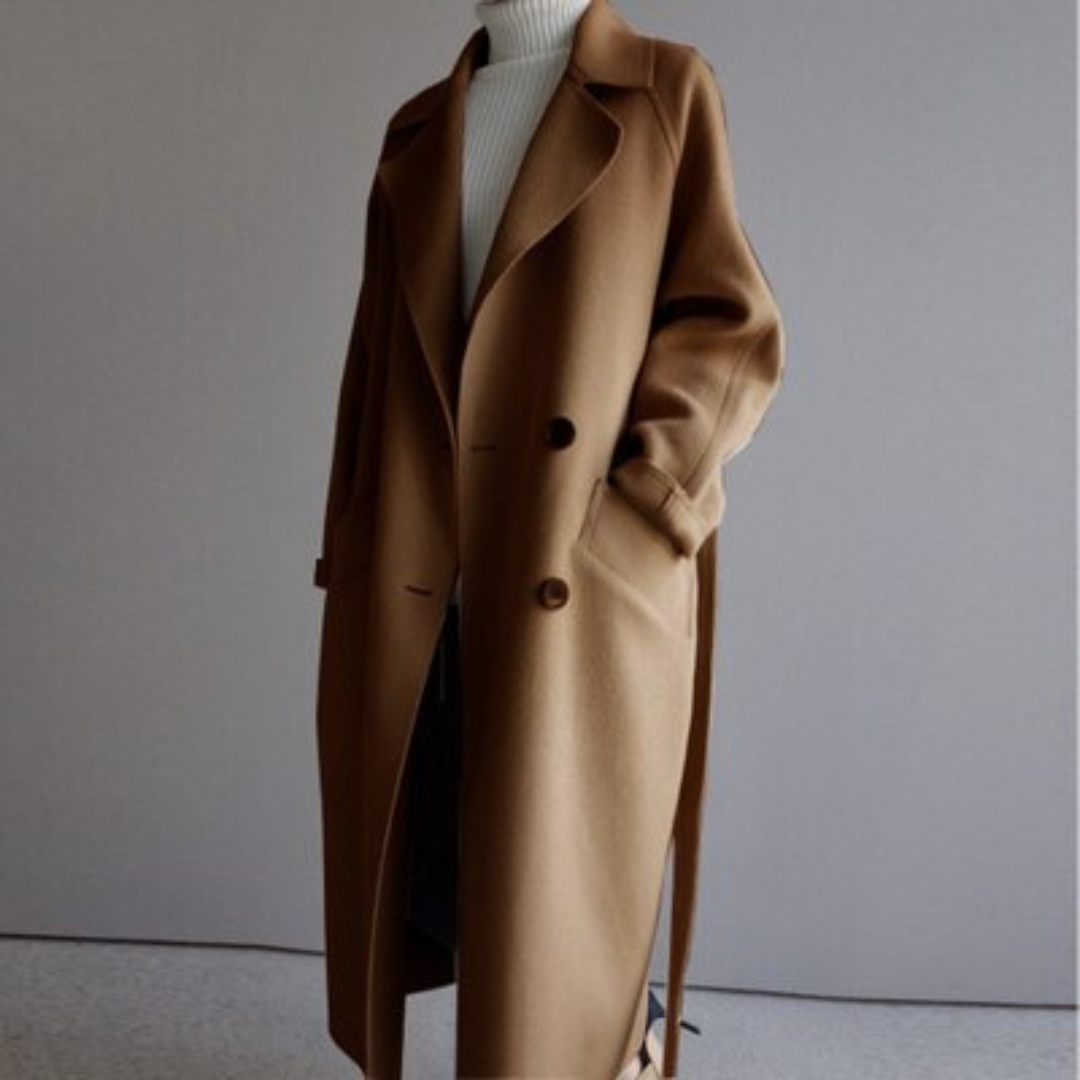 Elisabetta | Manteau élégant en mélange de laine chaude