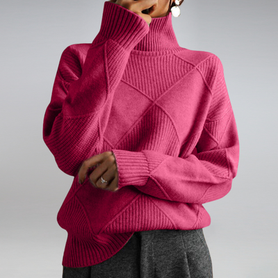 Adelle | Pull col roulé confortable