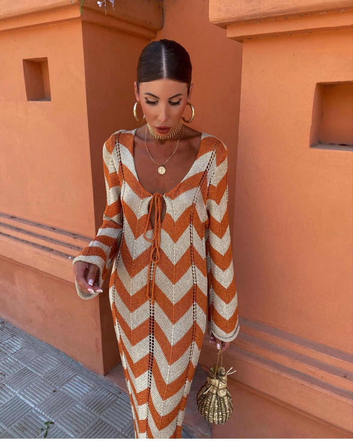 Robe SANTORINI - Robe longue en fil